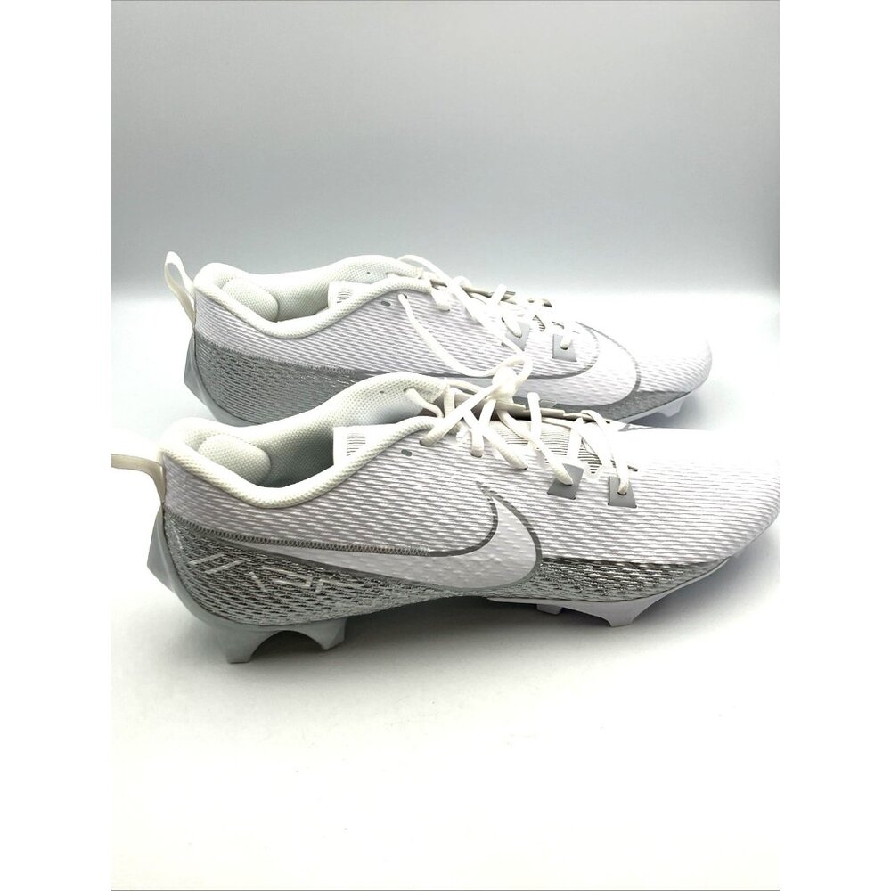 Nike Vapor Edge Speed 360 2 Football Cleats White Silver Men Sz 16 DA5455-102